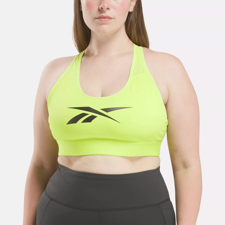 Reebok Women's Lux Vector Racer Sports Bra (Plus Size)