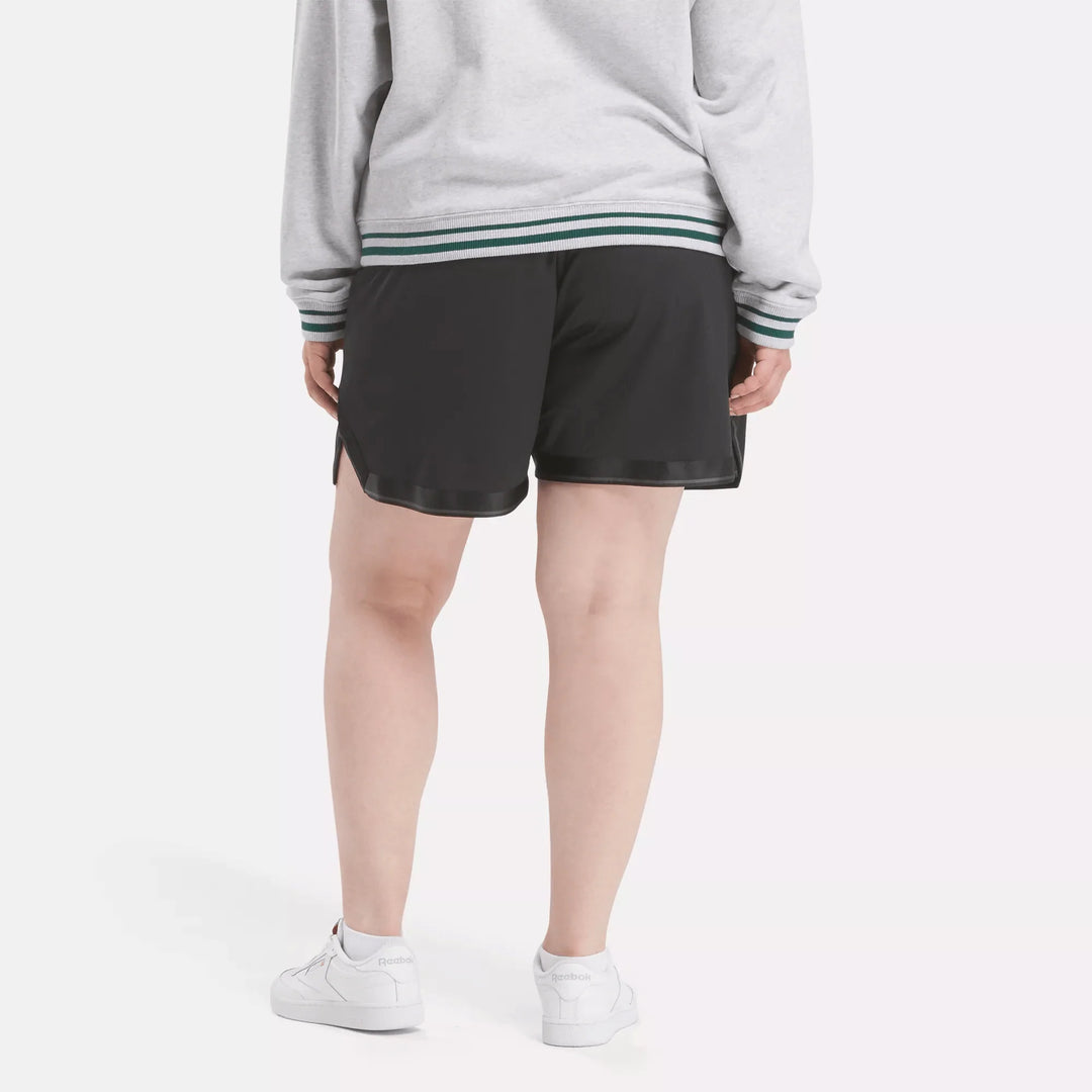 Reebok Women's Doubleknit Mesh Shorts (Plus Size)