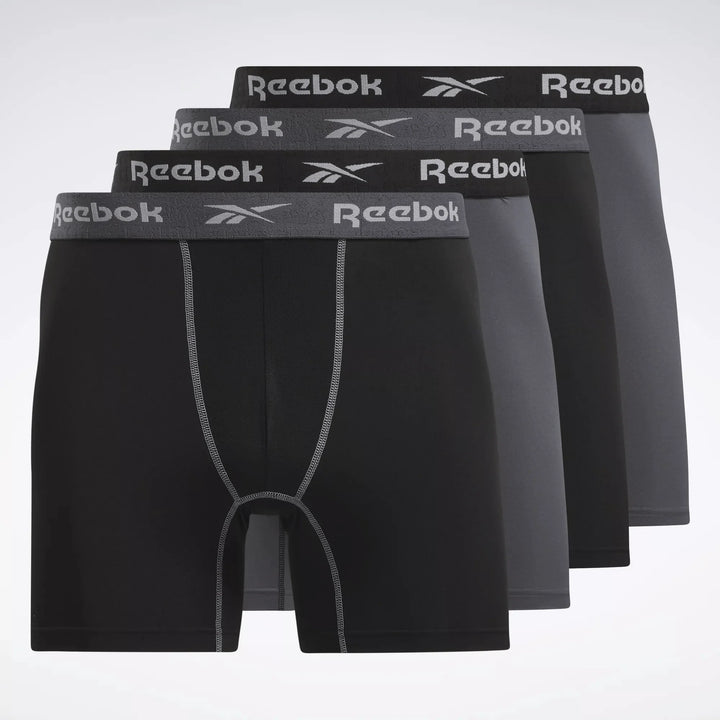 Reebok Men's Performance Boxer Briefs 4 Pack