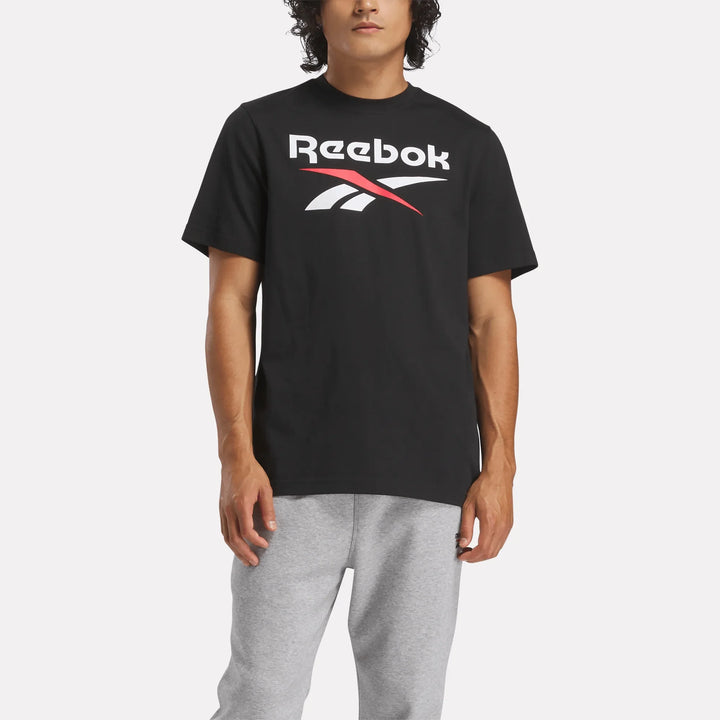 Reebok Men's Reebok Identity Big Stacked Logo T-Shirt