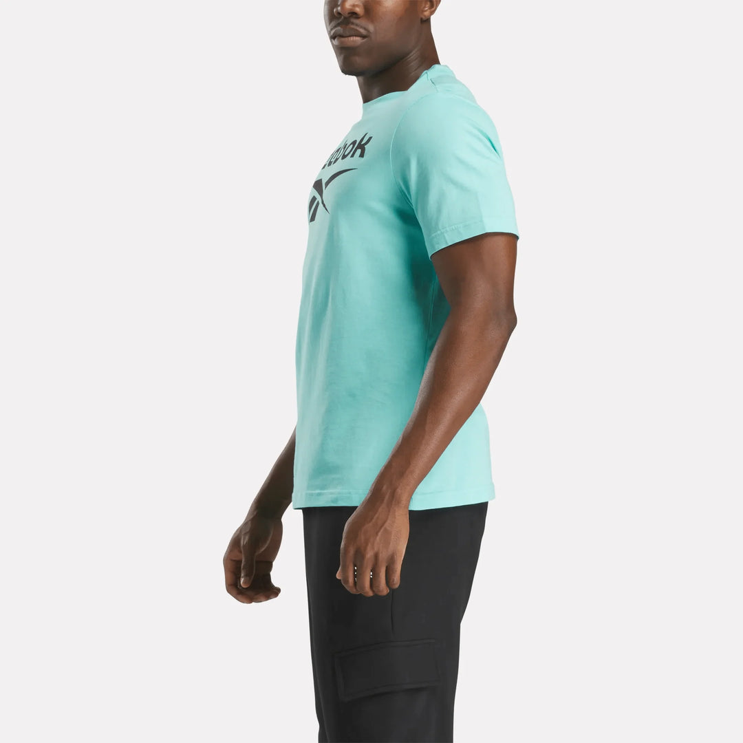 Reebok Men's Reebok Identity Big Stacked Logo T-Shirt
