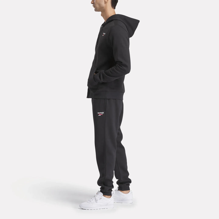Reebok Men's Reebok Identity Small Logo Fleece Full-Zip Hoodie