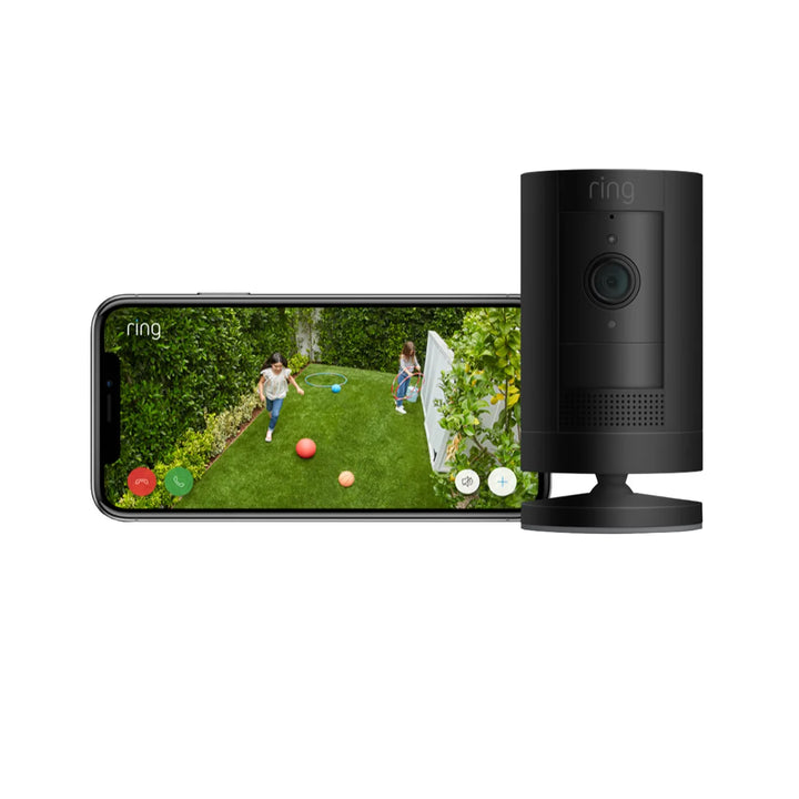 Ring Wired Floodlight Cam Pro with 2K Video and Outdoor Cam (Stick Up Cam) Battery Security Camera Bundle