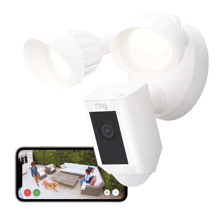 Ring Floodlight Cam Wired Plus with Chime Pro 2.0 (2nd gen)