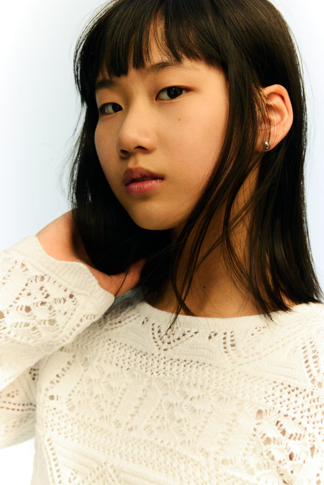 H&M Pointelle-Knit Short Top