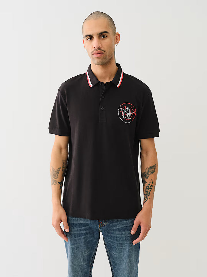 TRUE RELIGION RELAXED POLO SHIRT