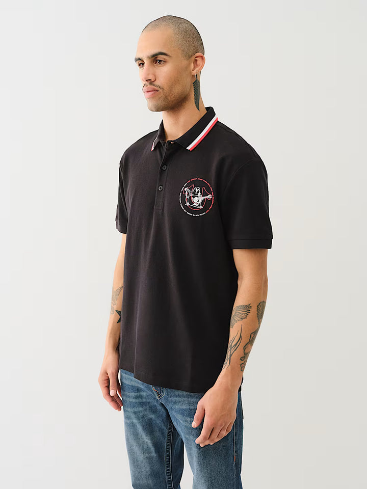 TRUE RELIGION RELAXED POLO SHIRT