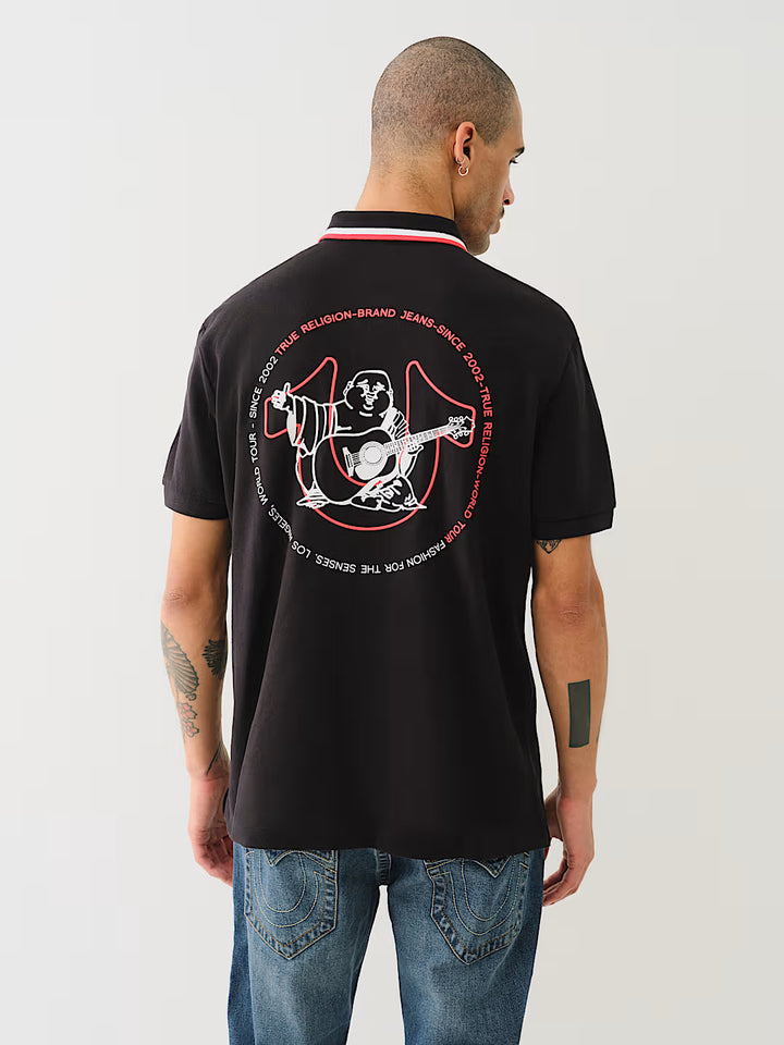 TRUE RELIGION RELAXED POLO SHIRT