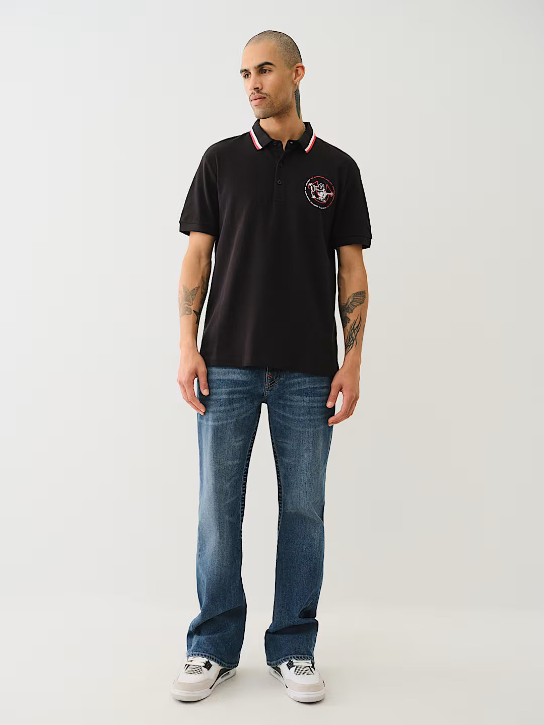 TRUE RELIGION RELAXED POLO SHIRT