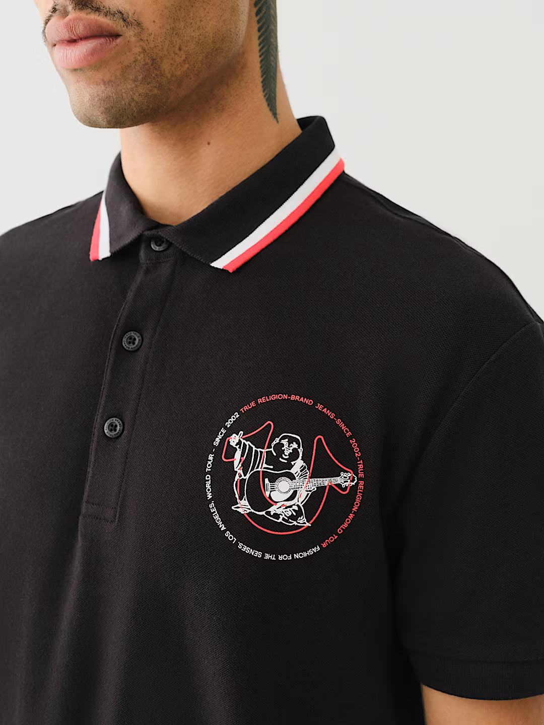 TRUE RELIGION RELAXED POLO SHIRT