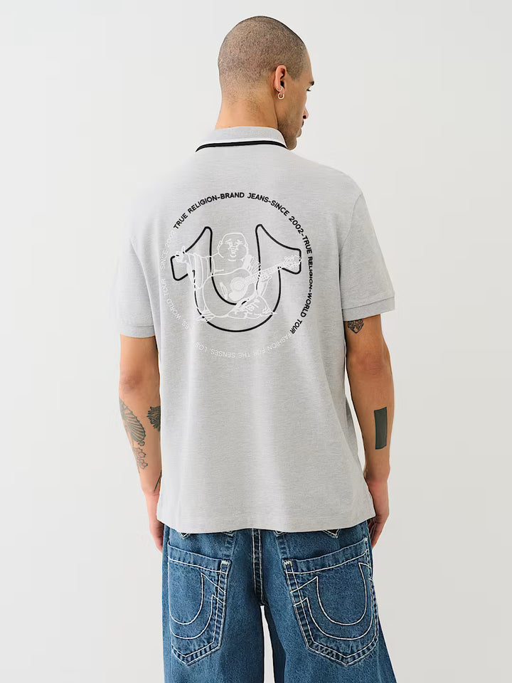 TRUE RELIGION RELAXED POLO SHIRT