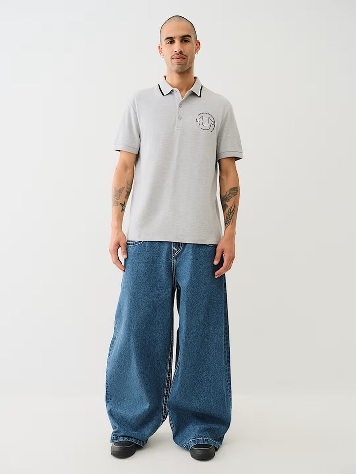 TRUE RELIGION RELAXED POLO SHIRT