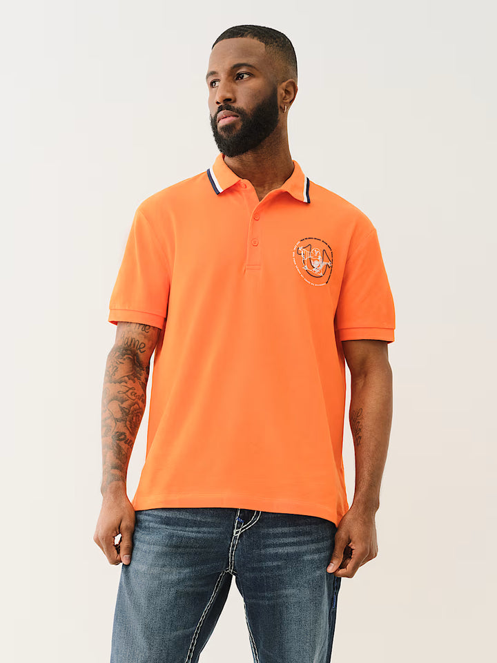 TRUE RELIGION RELAXED POLO SHIRT