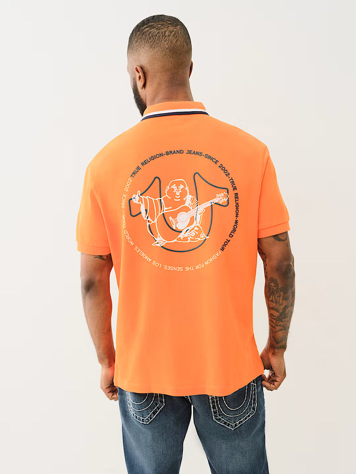 TRUE RELIGION RELAXED POLO SHIRT