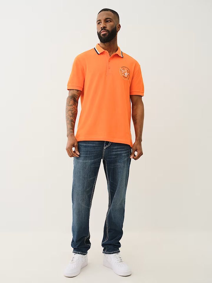 TRUE RELIGION RELAXED POLO SHIRT
