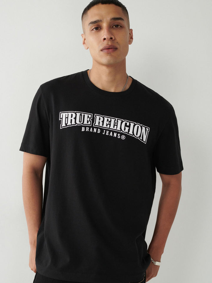 TRUE RELIGION PAINTED HORSESHOE RELAXED TEE