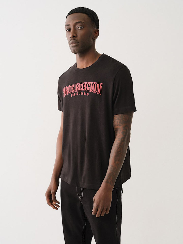 TRUE RELIGION PAINTED HORSESHOE RELAXED TEE