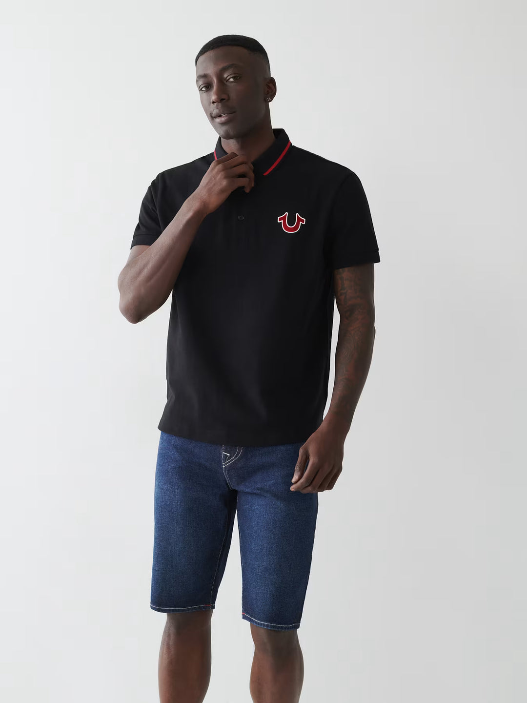TRUE RELIGION LOGO POLO SHIRT