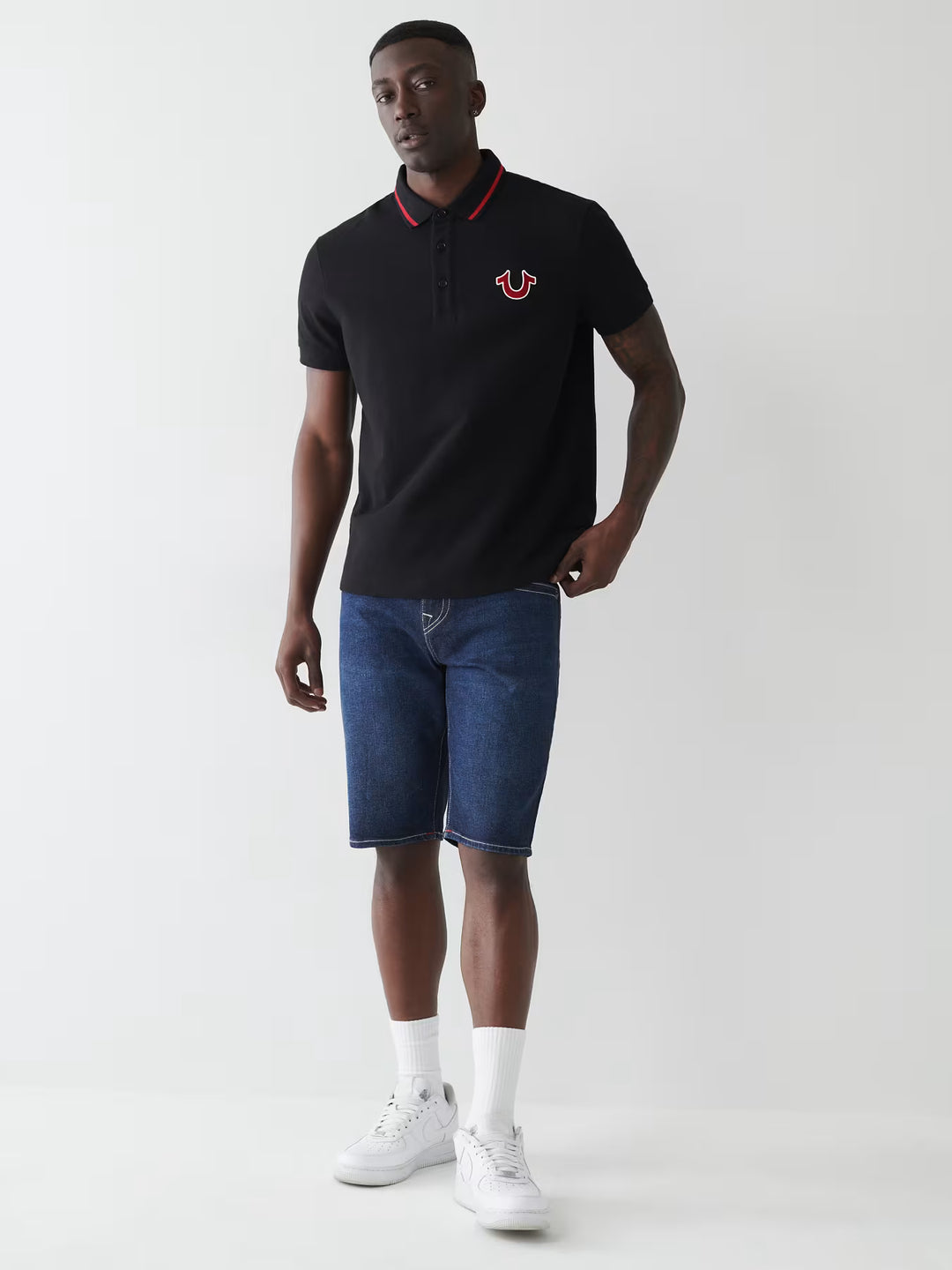 TRUE RELIGION LOGO POLO SHIRT