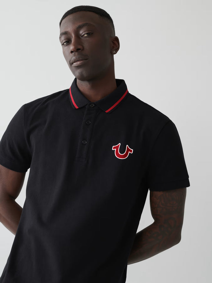 TRUE RELIGION LOGO POLO SHIRT