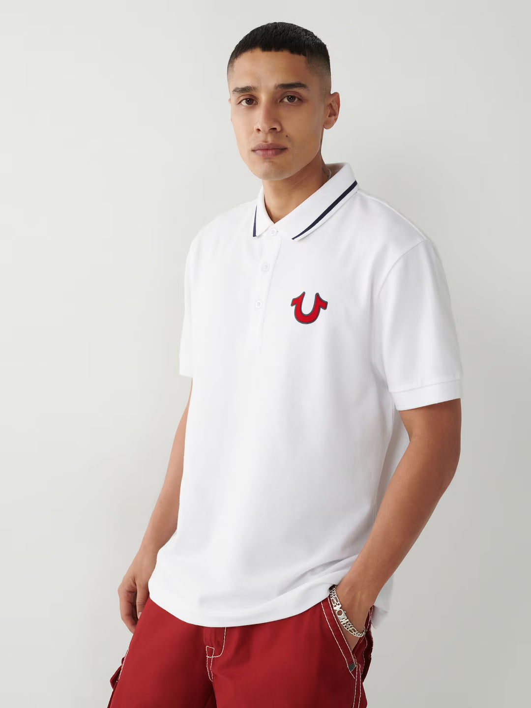 TRUE RELIGION LOGO POLO SHIRT
