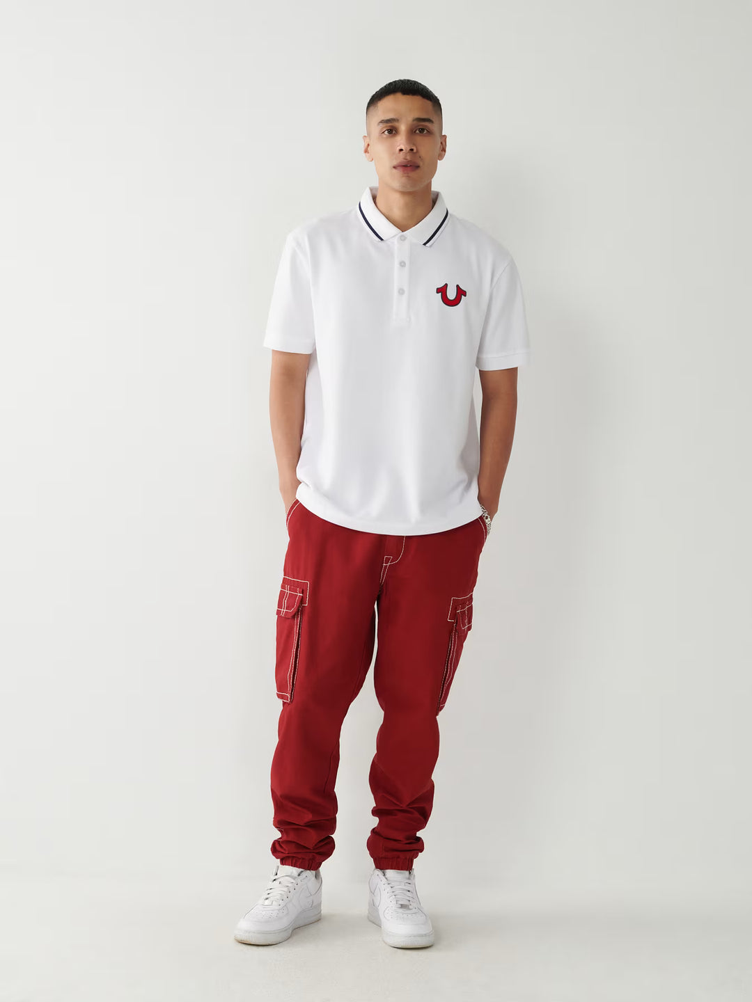 TRUE RELIGION LOGO POLO SHIRT