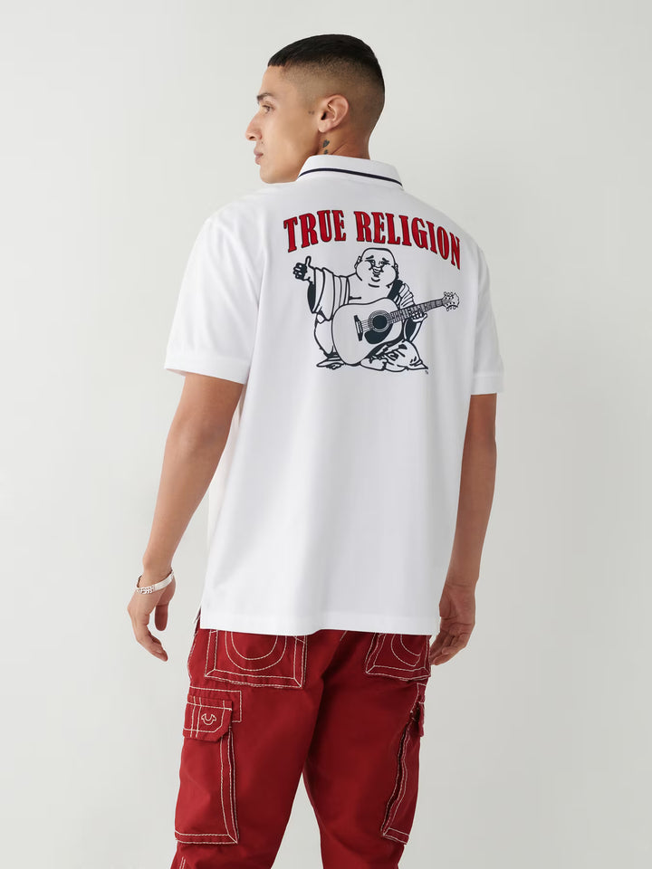 TRUE RELIGION LOGO POLO SHIRT
