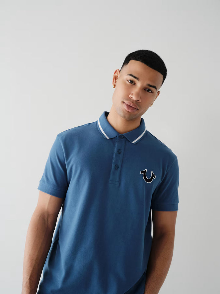 TRUE RELIGION LOGO POLO SHIRT