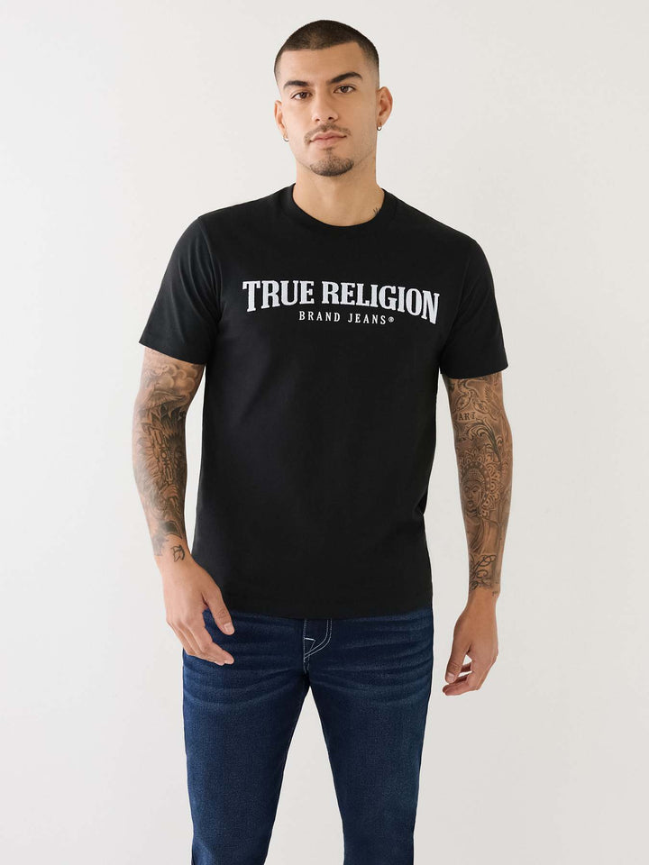 TRUE RELIGION PILE ARCH TRUE RELIGION LOGO TEE