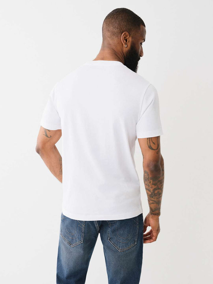 TRUE RELIGION PILE ARCH TRUE RELIGION LOGO TEE