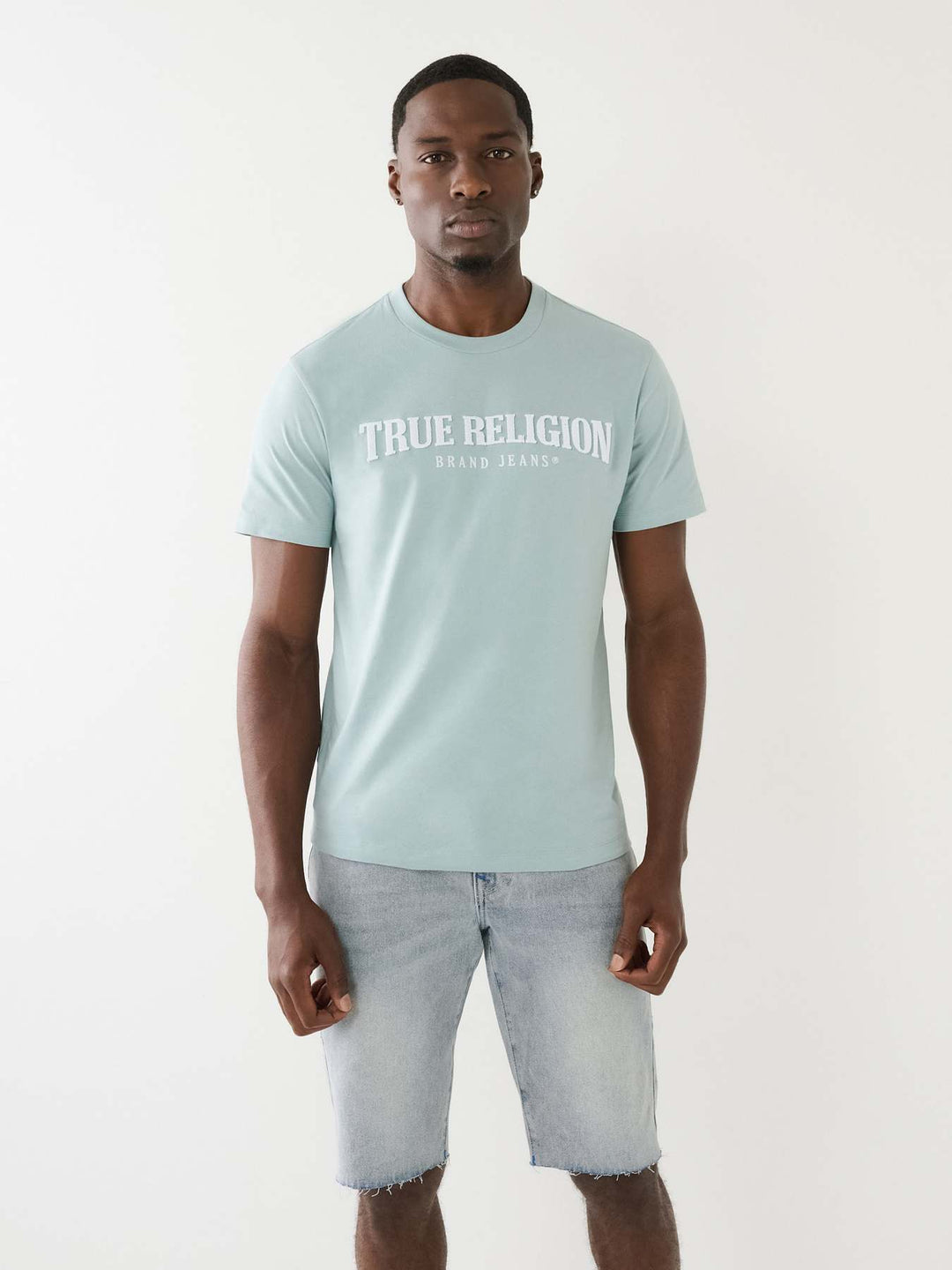 TRUE RELIGION PILE ARCH TRUE RELIGION LOGO TEE