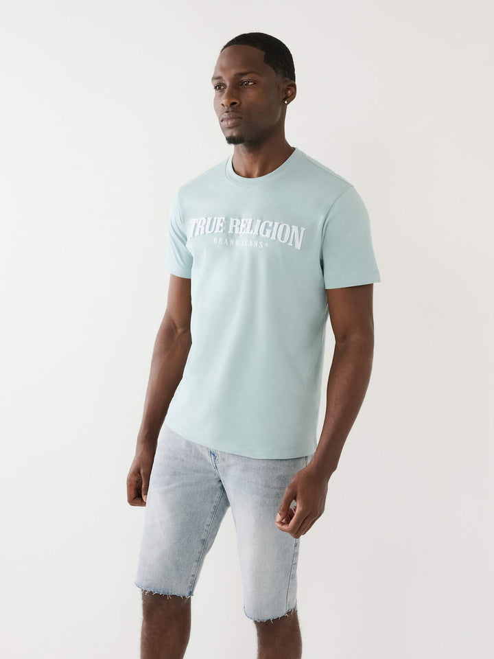 TRUE RELIGION PILE ARCH TRUE RELIGION LOGO TEE