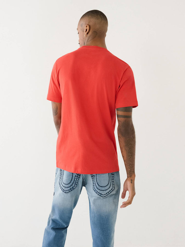 TRUE RELIGION PILE ARCH TRUE RELIGION LOGO TEE