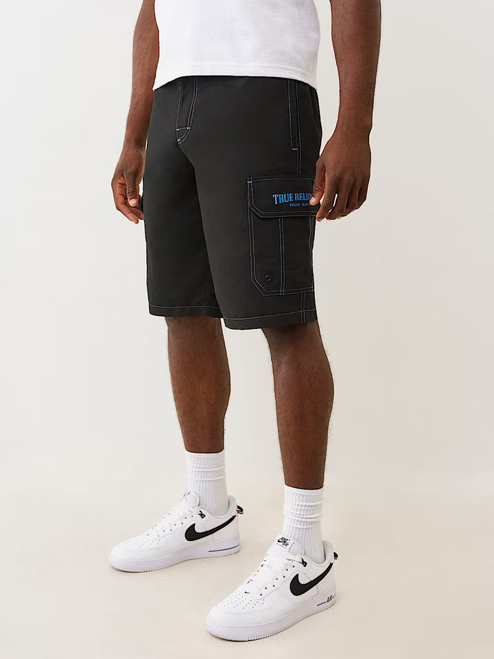 TRUE RELIGION CARGO BOARD SHORTS