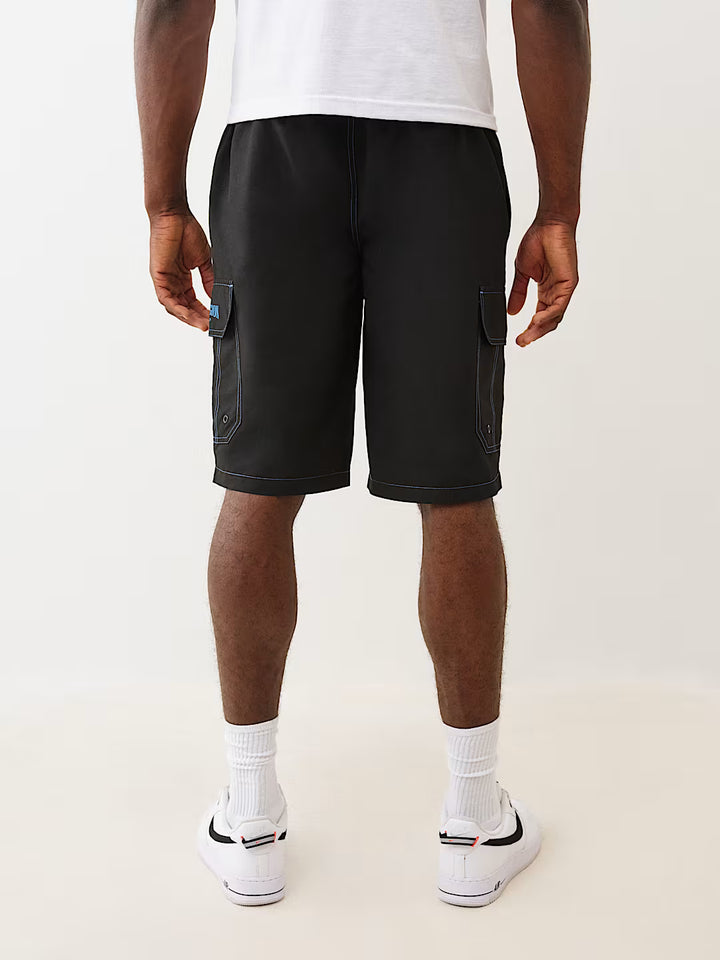 TRUE RELIGION CARGO BOARD SHORTS