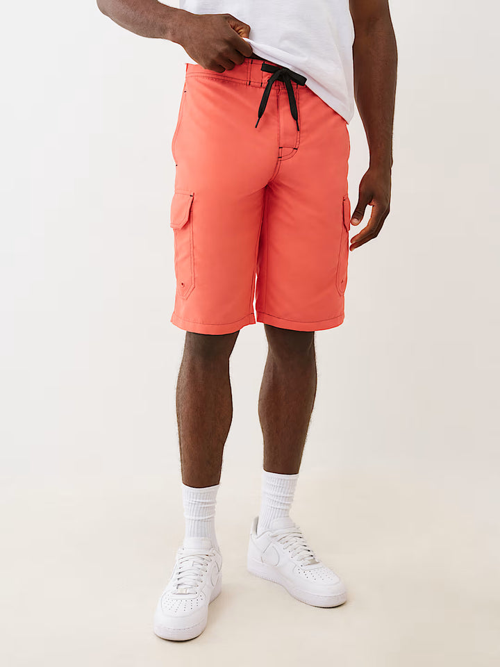 TRUE RELIGION CARGO BOARD SHORTS