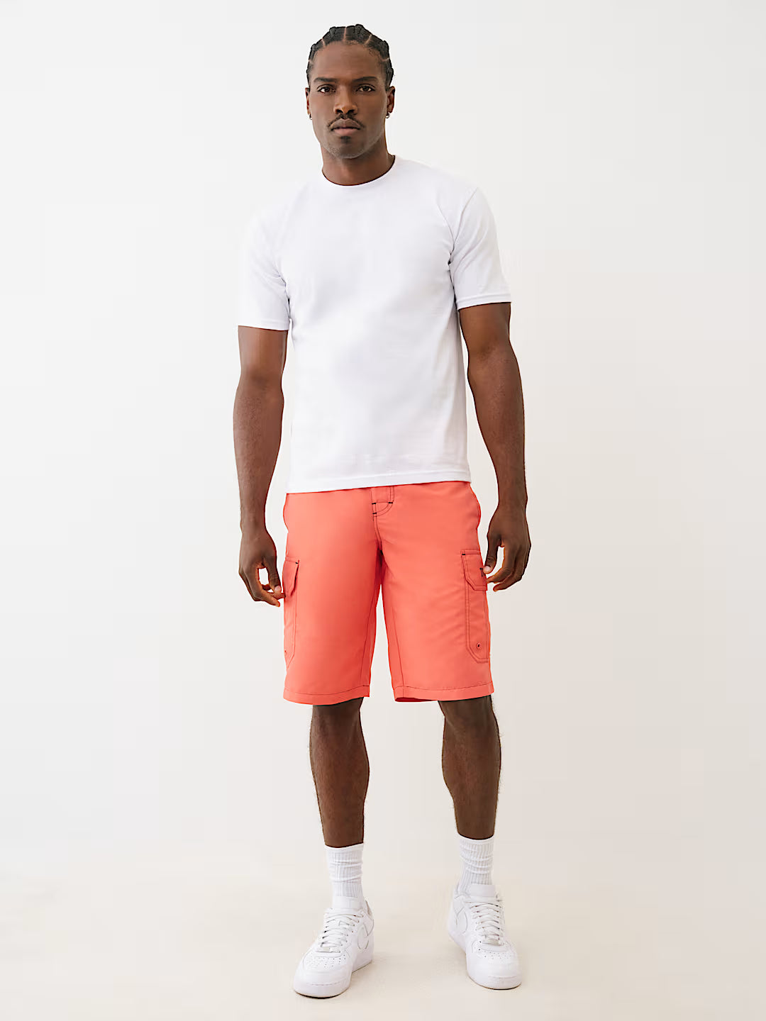 TRUE RELIGION CARGO BOARD SHORTS