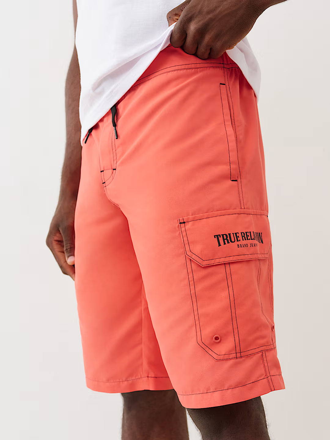 TRUE RELIGION CARGO BOARD SHORTS