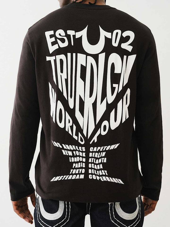TRUE RELIGION WARPED TOUR LONG SLEEVE TEE