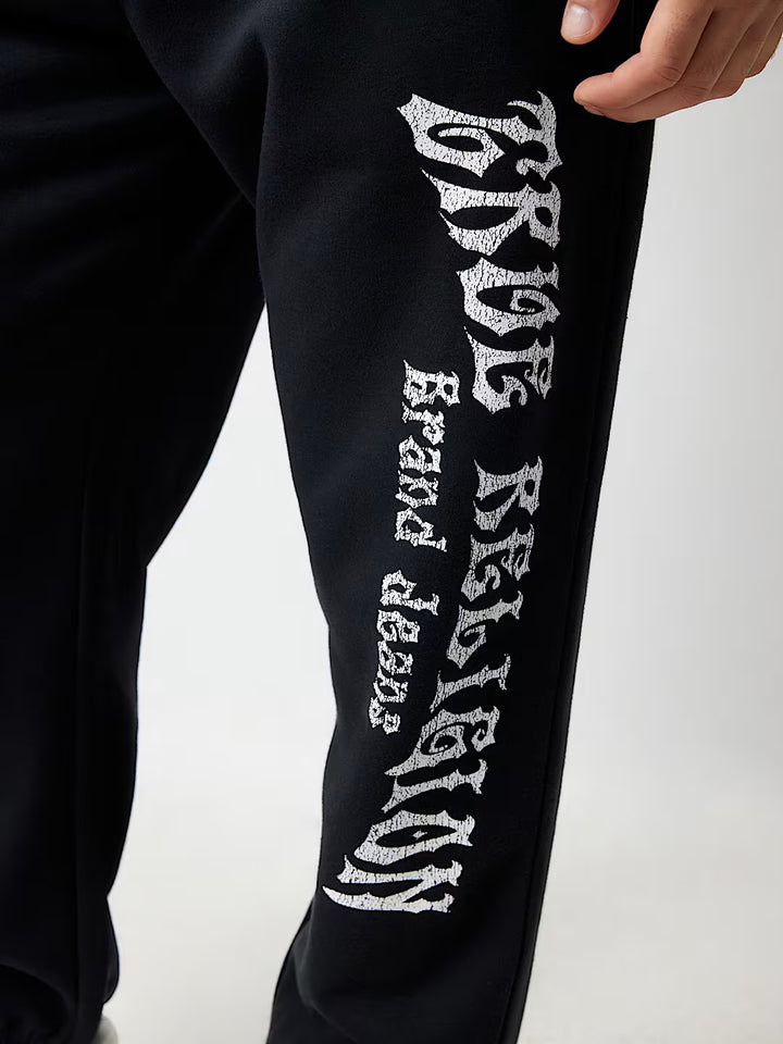TRUE RELIGION BLAZING LOGO JOGGER