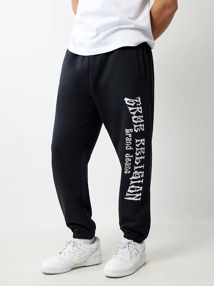TRUE RELIGION BLAZING LOGO JOGGER