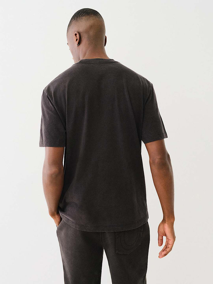 TRUE RELIGION VINTAGE CRACKLE BUDDHA TEE