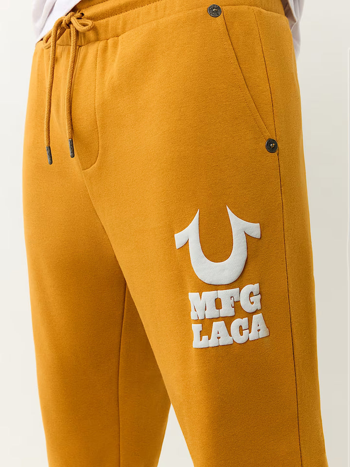 TRUE RELIGION PUFF PRINT LOGO SWEAT PANT