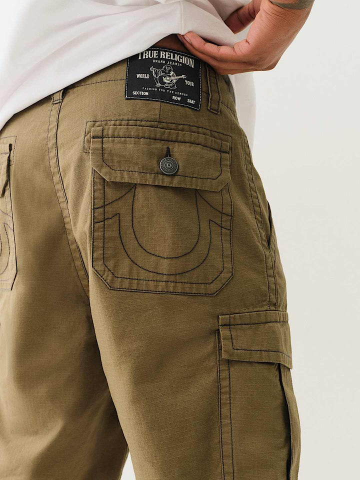 TRUE RELIGION RIPSTOP CARGO SHORT