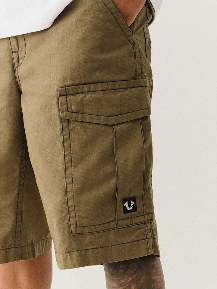 TRUE RELIGION RIPSTOP CARGO SHORT