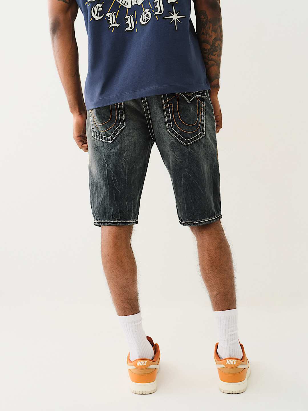 TRUE RELIGION ROCCO SUPER T FLAP SHORT