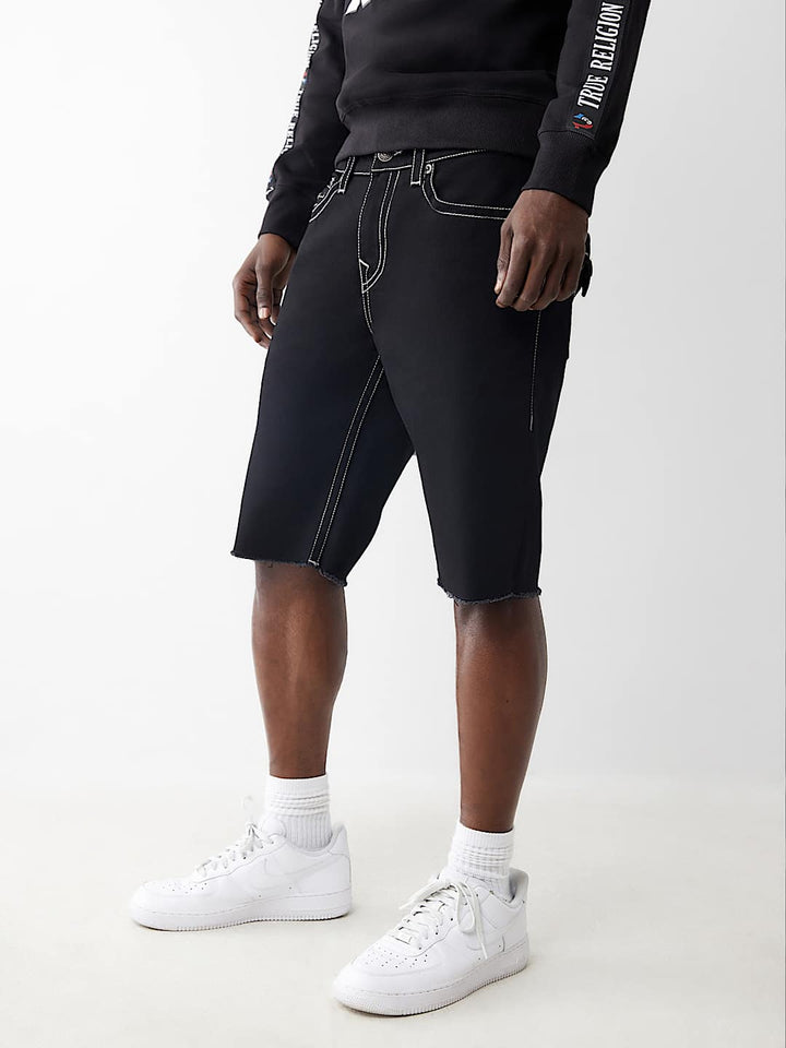 TRUE RELIGION RICKY FRAYED DENIM SHORT