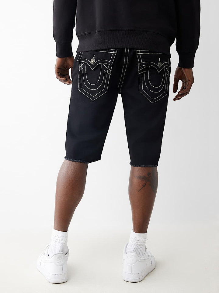 TRUE RELIGION RICKY FRAYED DENIM SHORT