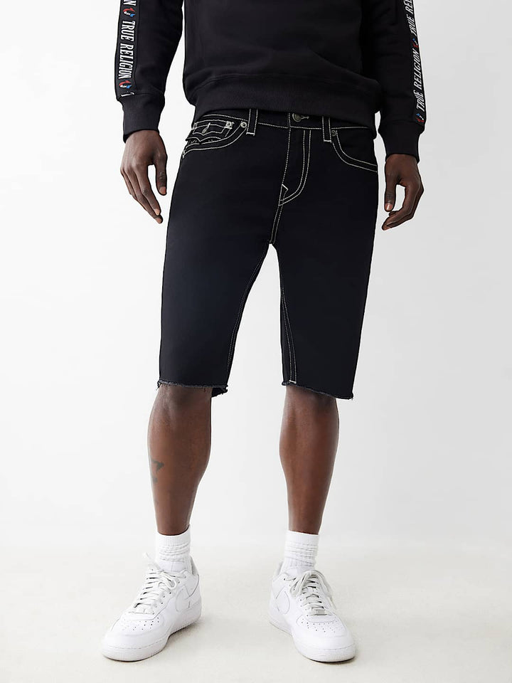 TRUE RELIGION RICKY FRAYED DENIM SHORT