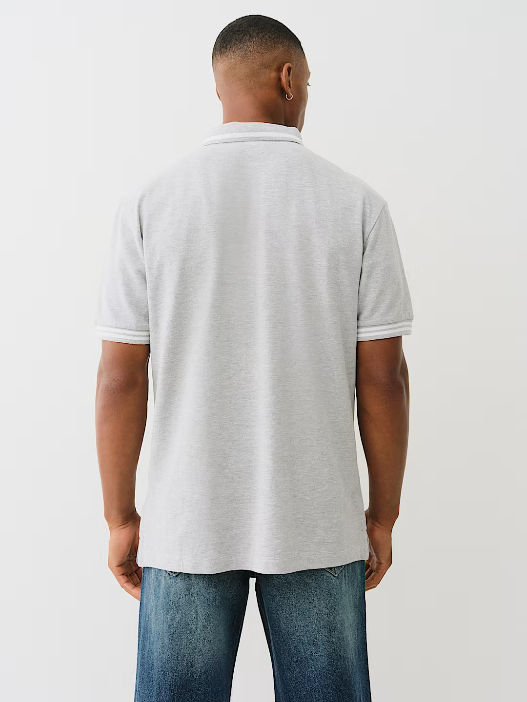 TRUE RELIGION BIG T HORSESHOE POLO SHIRT